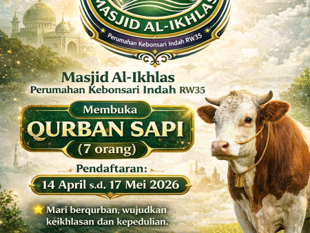 Mari Berqurban di Masjid Al-Ikhlas 1447 H